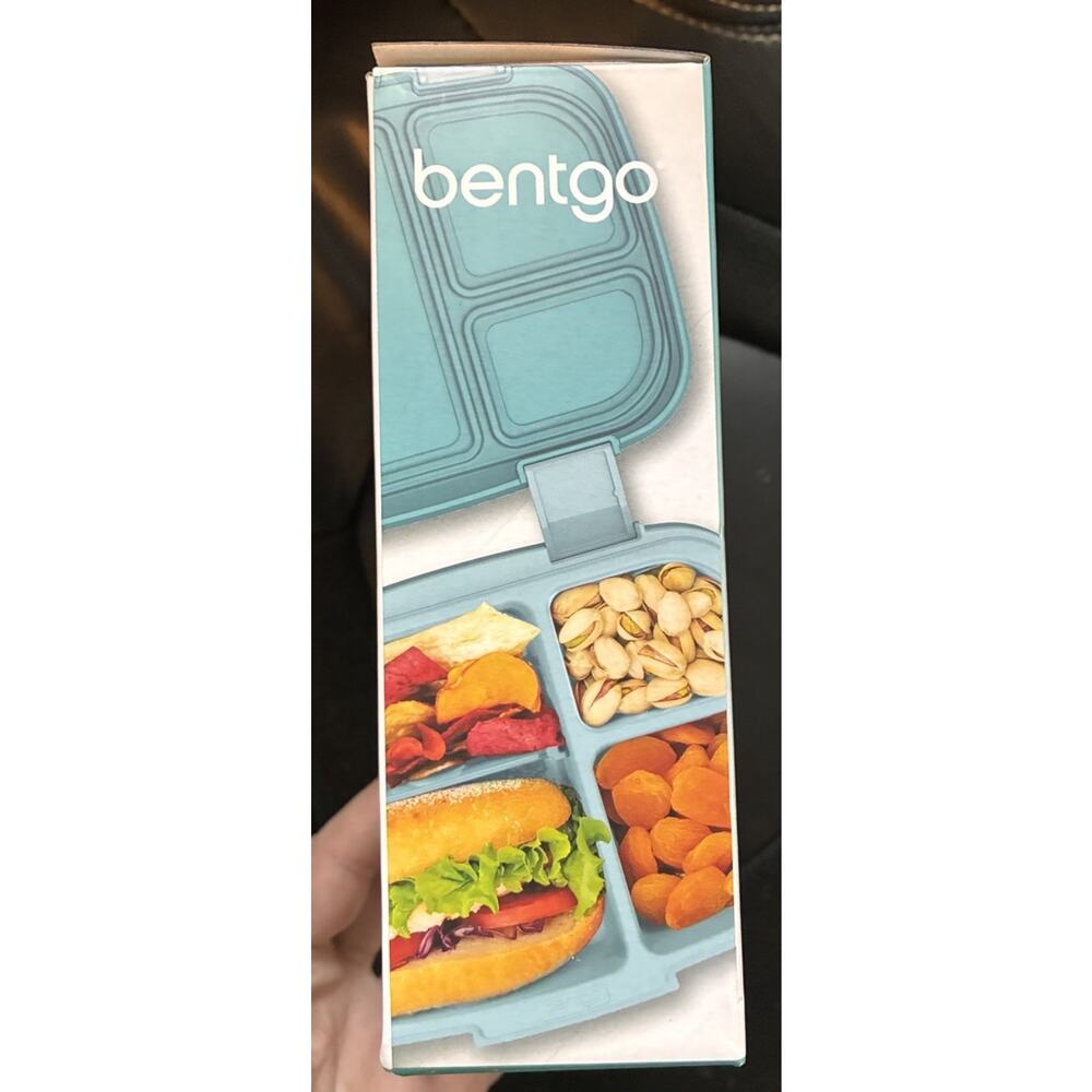 Bentgo Fresh Leakproof Lunch Box 3 Compartments BPA-Free Snap Lid Blue 5C - Picture 3 of 3